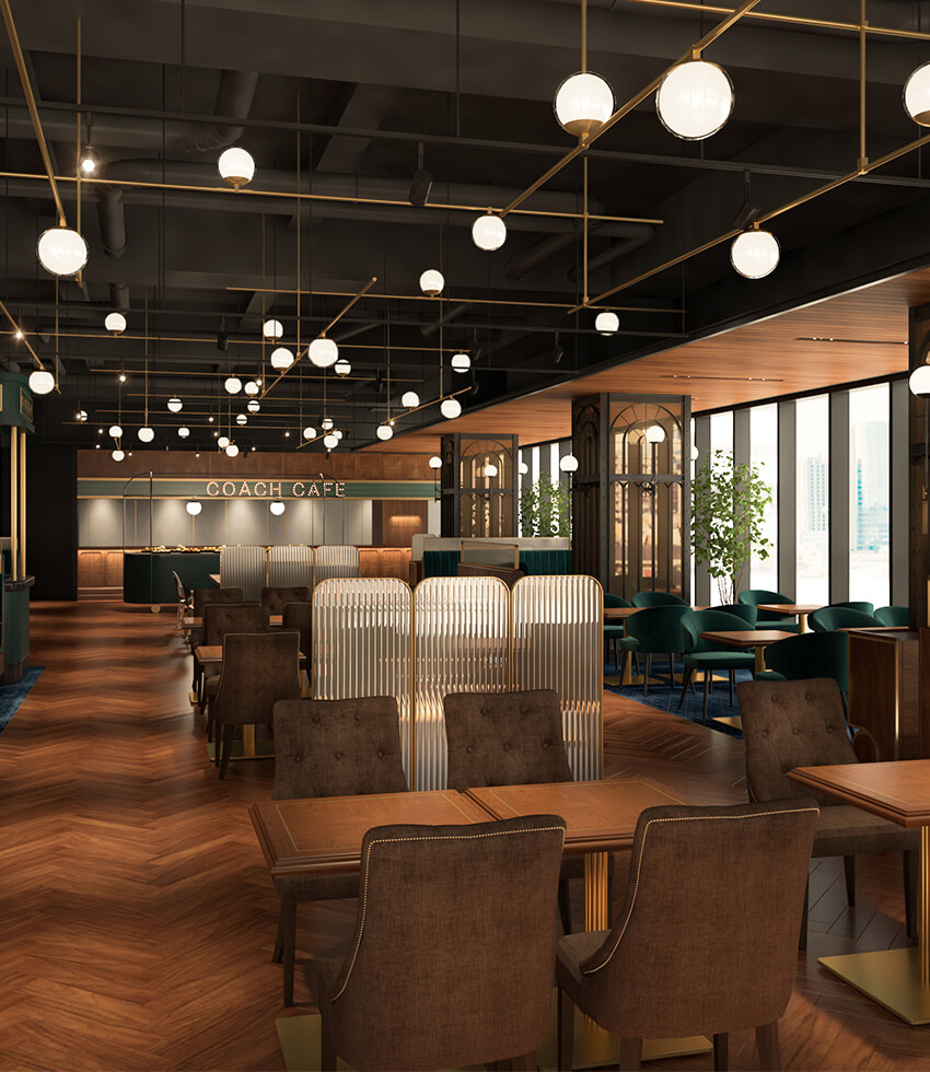 The TAILOR YARD main dining室内