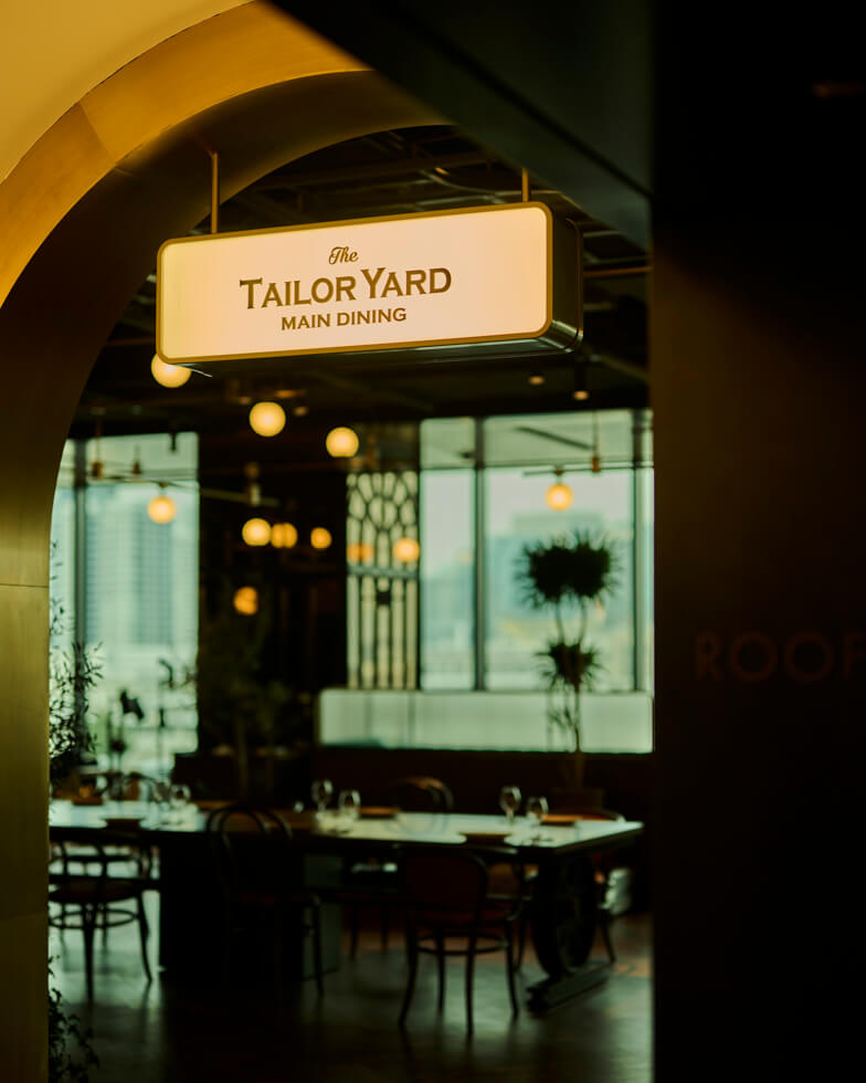 テレビ東京『出没！アド街ック天国』に「The TAILOR YARD MAIN DINING」が紹介されました